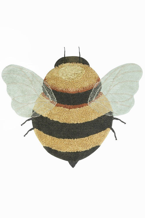 Bee Cotton Rug for Kids (115 x 150cm) - Tiny Tugz™