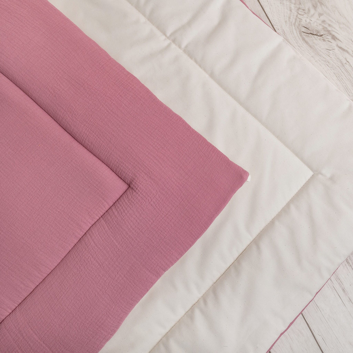 Beige-Pink Teepee Tent – OEKO-TEX® certified cotton teepee tent, handmade in Poland
