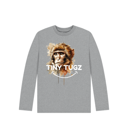 Athletic Grey Printed Kids T-Shirt