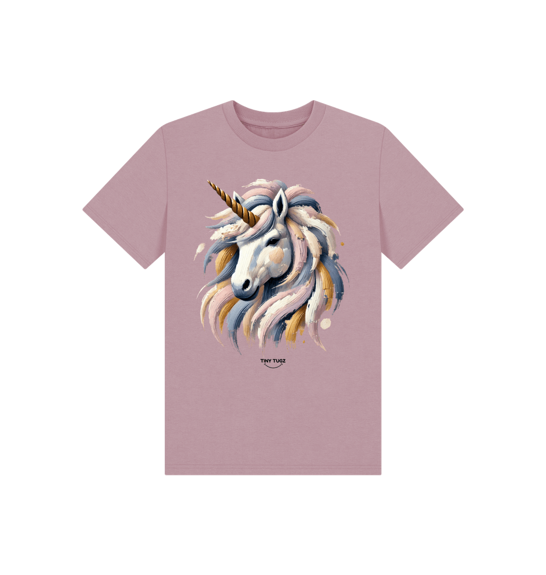 Mauve Printed Kids T-Shirt