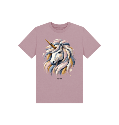Mauve Printed Kids T-Shirt