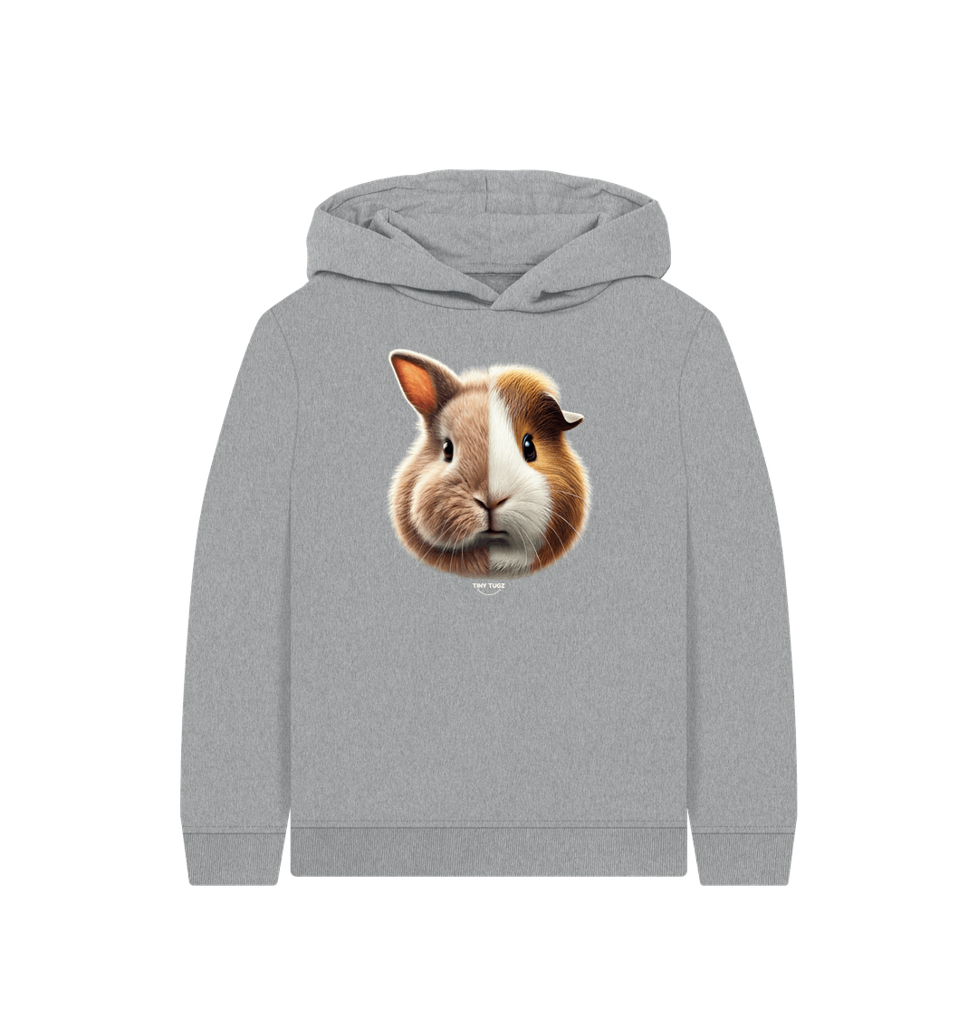 Athletic Grey Printed Kids Hoodie
