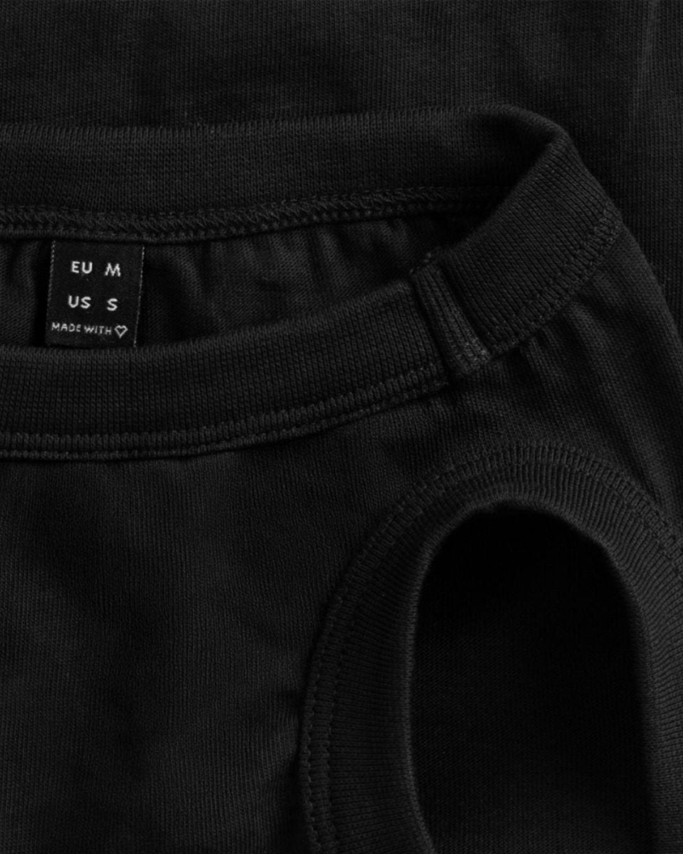 Black 100% Organic Cotton Dog T-Shirt - Tiny Tugz™