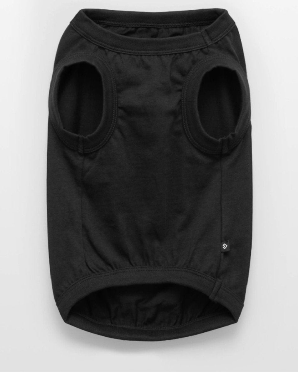 Black 100% Organic Cotton Dog T-Shirt - Tiny Tugz™