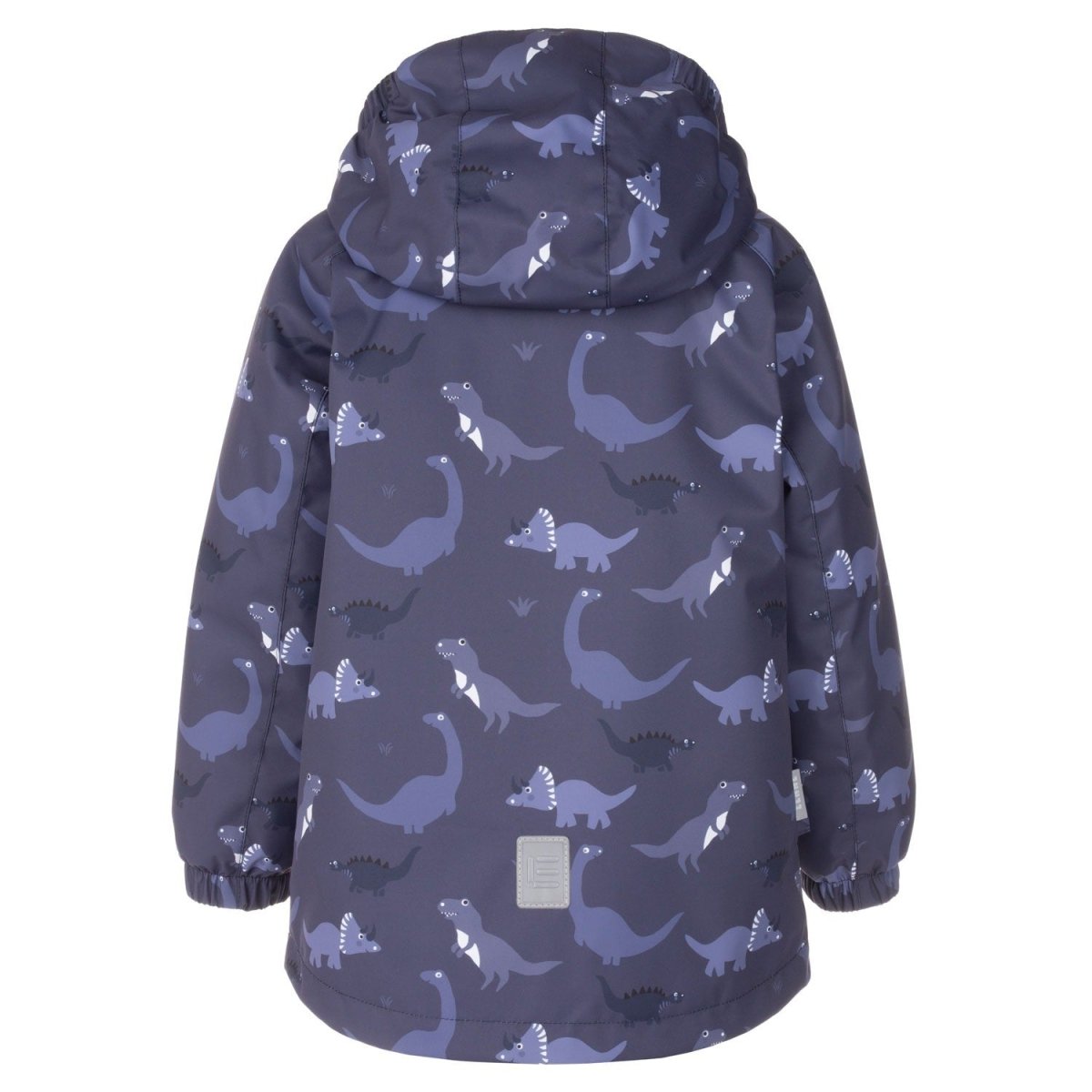Blue Dinosaur Print Boys’ Spring Parka - Tiny Tugz™