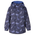 Blue Dinosaur Print Boys’ Spring Parka - Tiny Tugz™