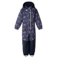 Blue Dinosaur Print Spring/Autumn Children’s Overall with Contrast Panels - Tiny Tugz™