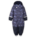 Blue Dinosaur Print Spring/Autumn Toddler Overall with Contrast Panels - Tiny Tugz™