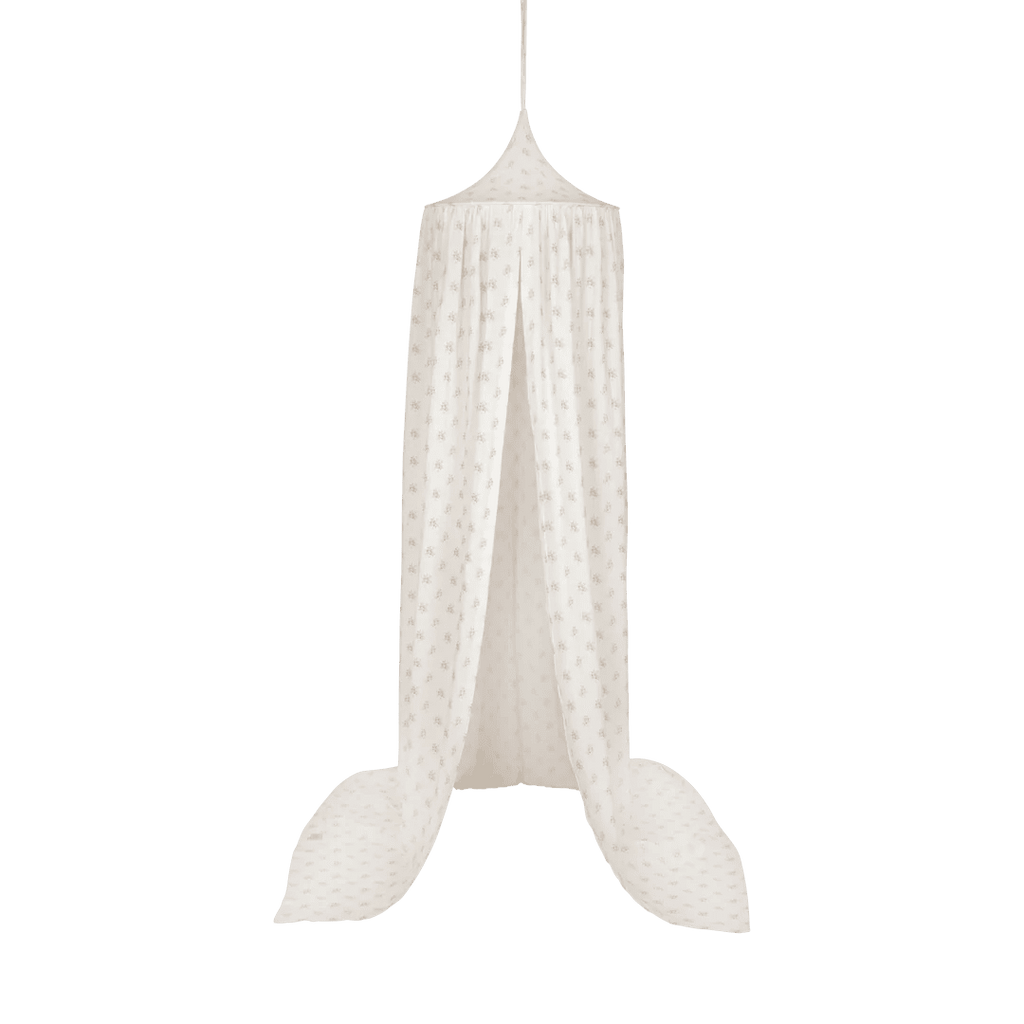 Boho Flowers Muslin Cotton Bed Canopy for Babies & Kids (0–6y) - Tiny Tugz™