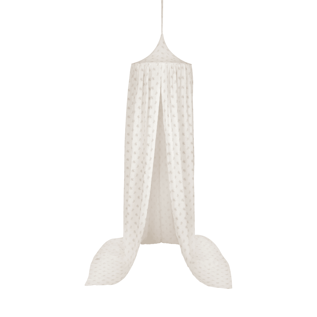 Boho Flowers Muslin Cotton Bed Canopy for Babies & Kids (0–6y) - Tiny Tugz™