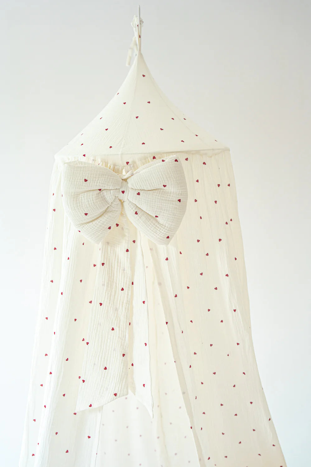 Sweet Hearts Muslin Cotton Bed Canopy for Babies & Kids (0–6y)