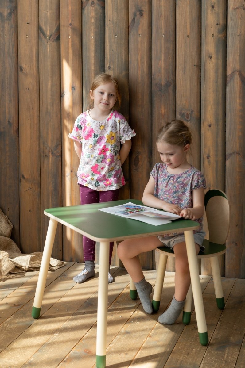 Bunny Wooden Table & Chair Set - Tiny Tugz™