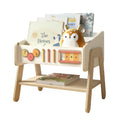 LILU 3-in-1 Bookshelf, Chair and Bedside Table – handmade birch plywood furniture, made in Czech Republic