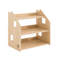 Montessori Toy Storage Shelf – Natural – handmade wooden toy storage, made in Czech Republic