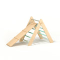 Pikler Climbing Triangle with Slide and Climbing Ramp – handmade wooden climbing toy, made in Czech Republic