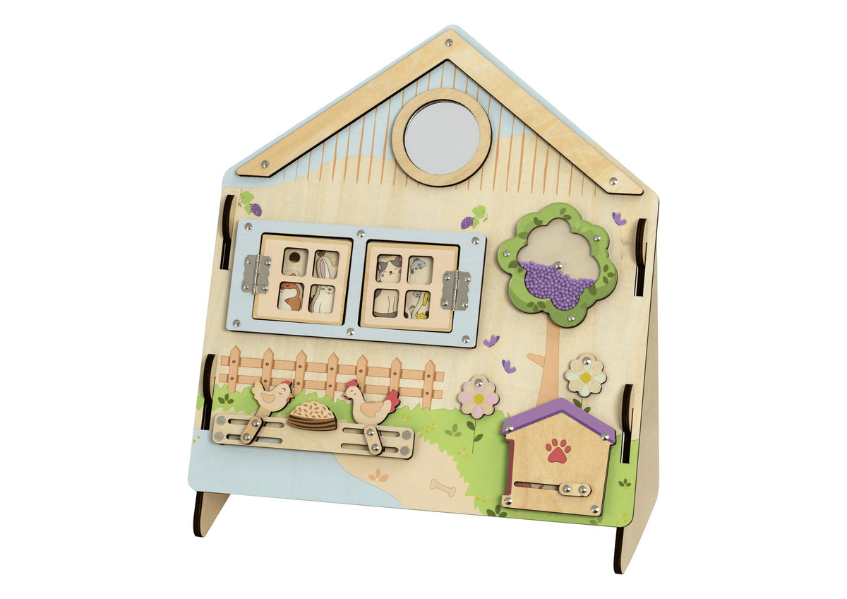 UNIVERSAL Activity Board – handmade wooden activity toy, made in Czech Republic