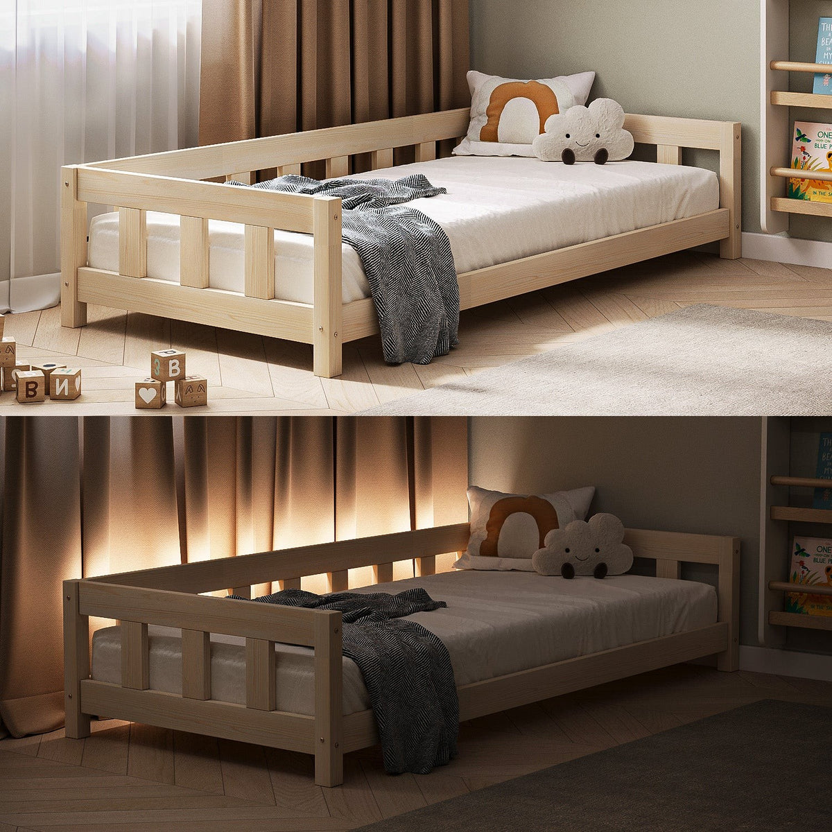 Universal LED Backlighting for Children’s Beds – app-controlled LED lighting accessory, made in Czech Republic