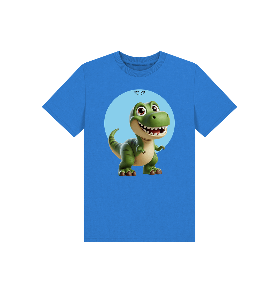 Bright Blue Printed Kids T-Shirt
