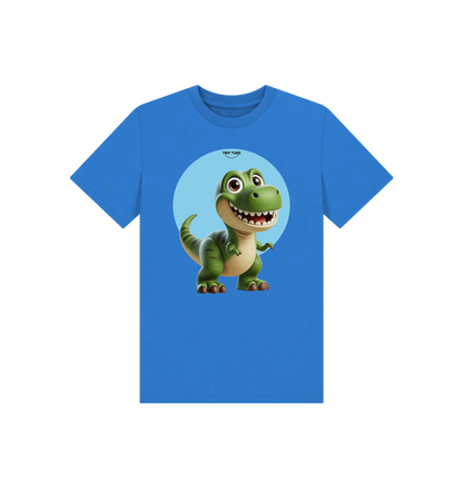 Bright Blue Printed Kids T-Shirt