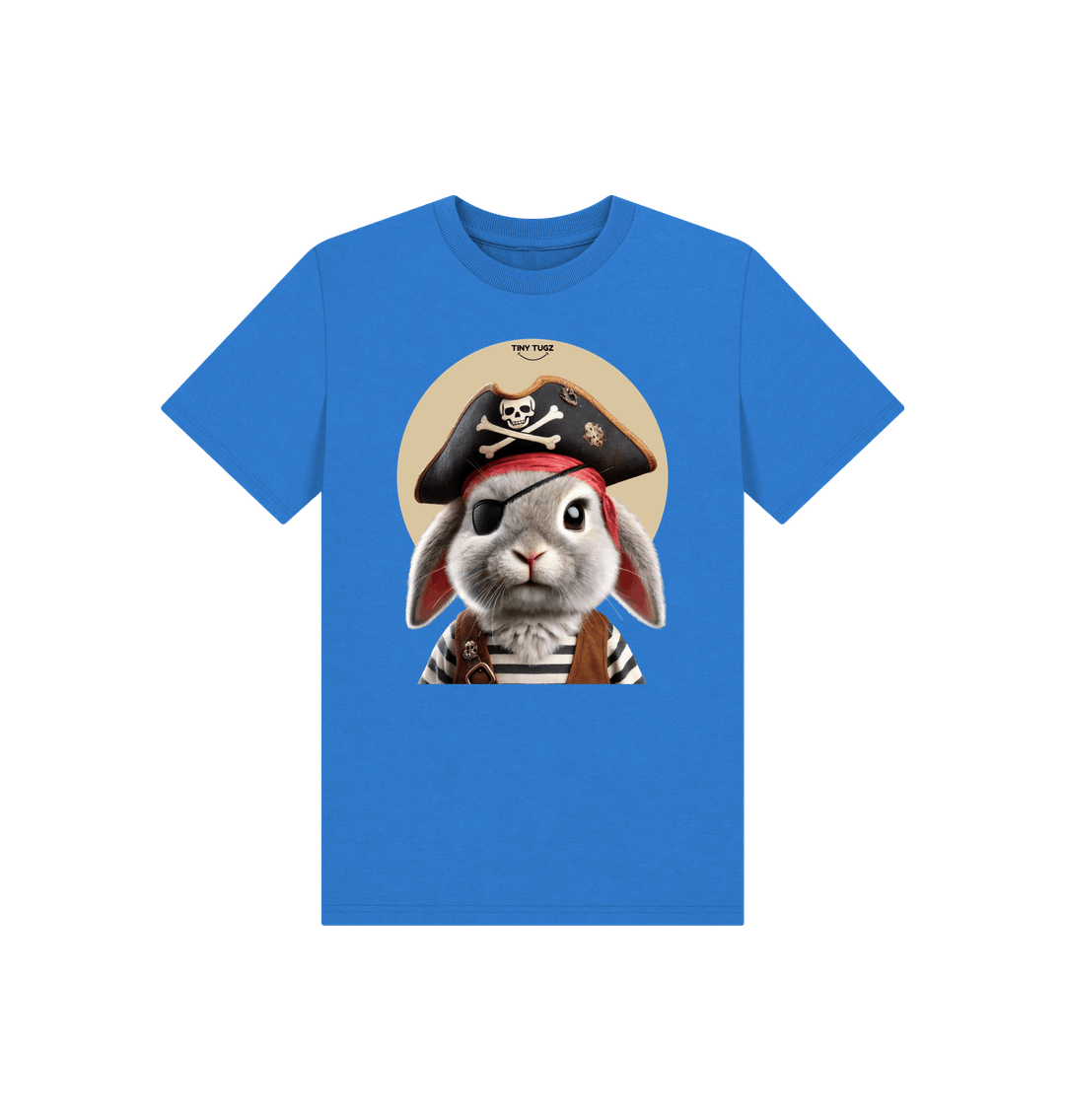 Bright Blue Printed Kids T-Shirt