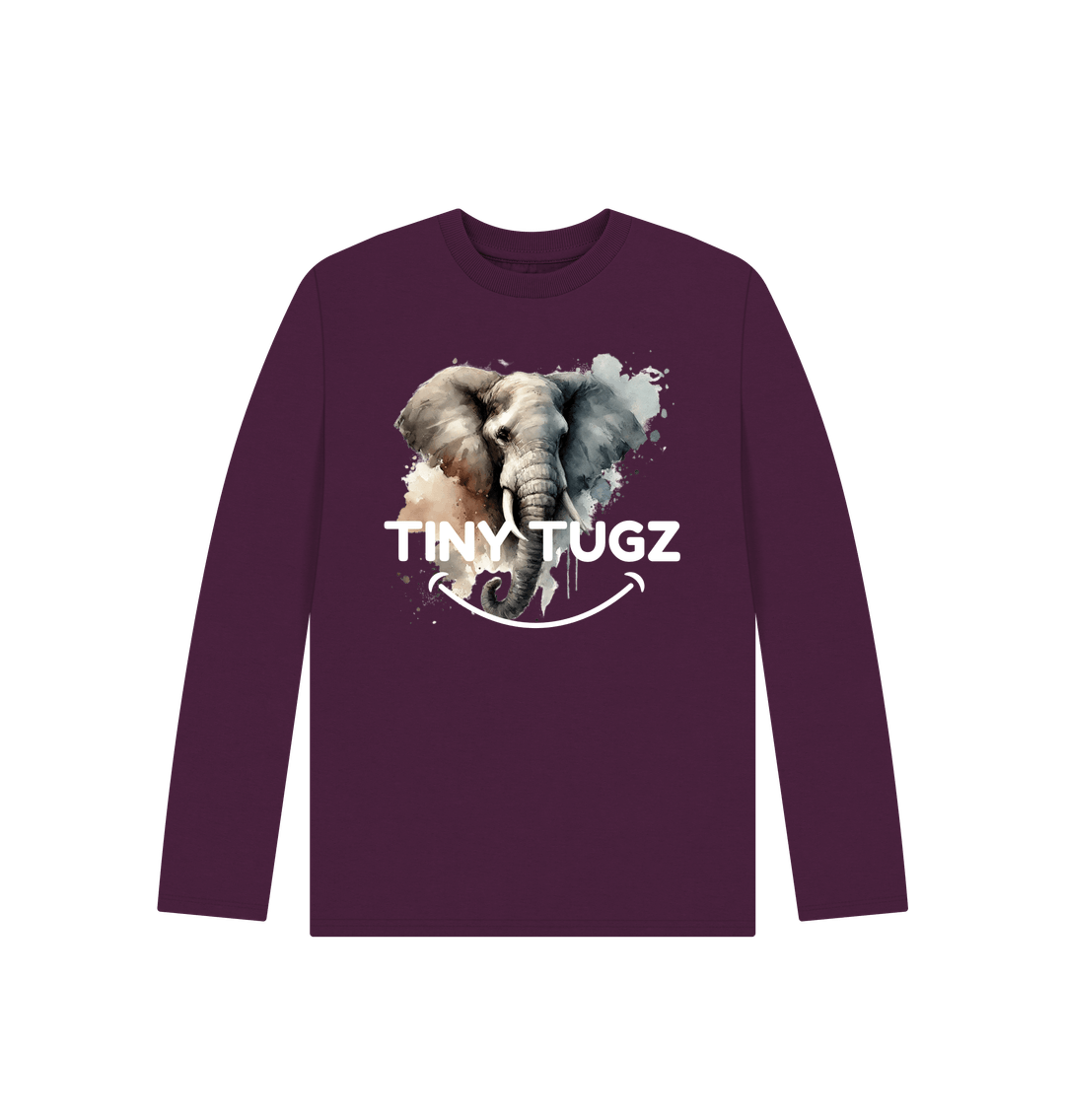 Purple Printed Kids T-Shirt