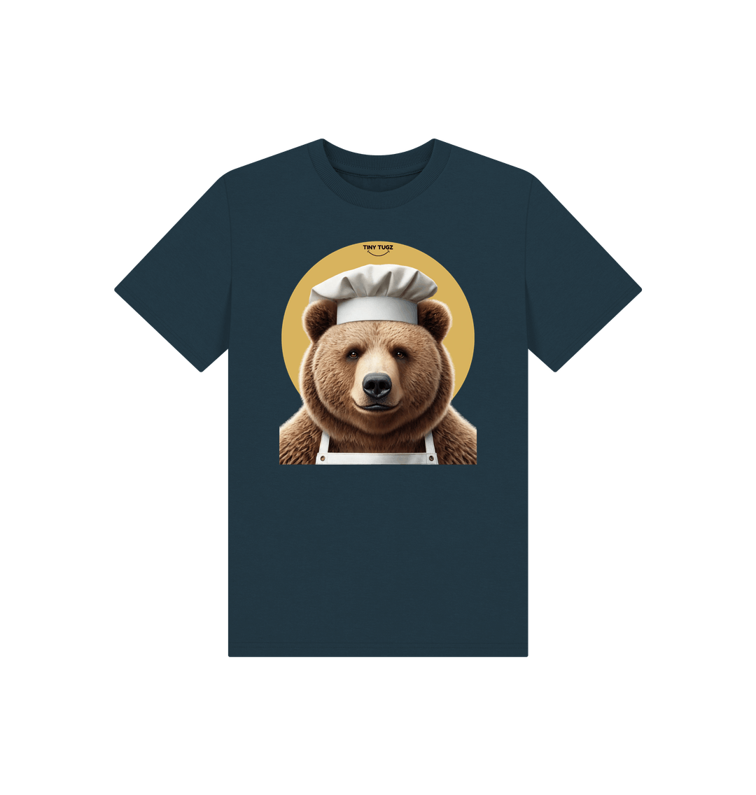 Denim Blue Printed Kids T-Shirt