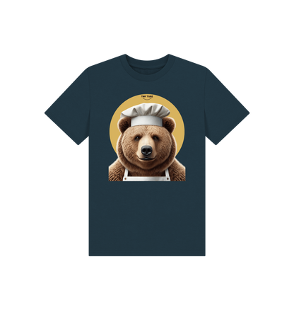 Denim Blue Printed Kids T-Shirt