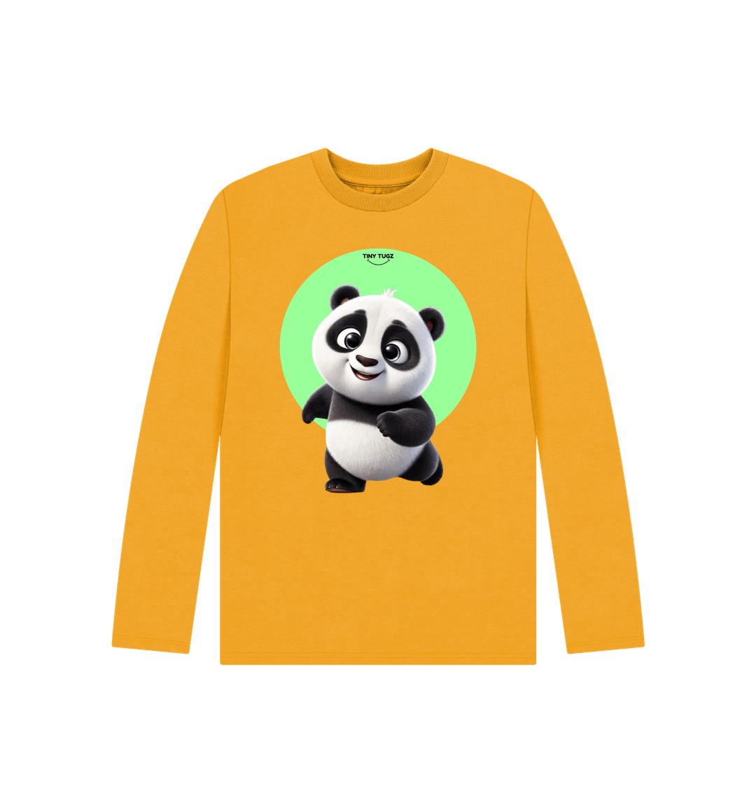 Mustard Printed Kids T-Shirt