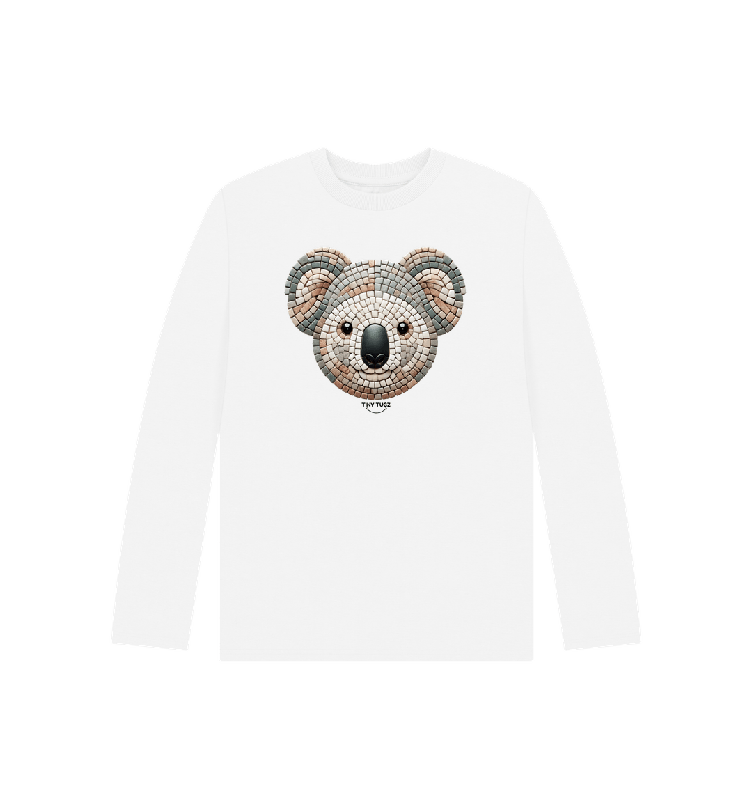 White Printed Kids T-Shirt