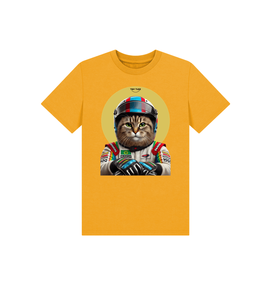 Mustard Printed Kids T-Shirt