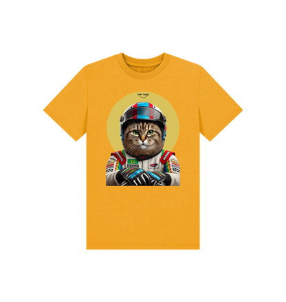 Mustard Printed Kids T-Shirt