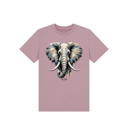 Mauve Printed Kids T-Shirt