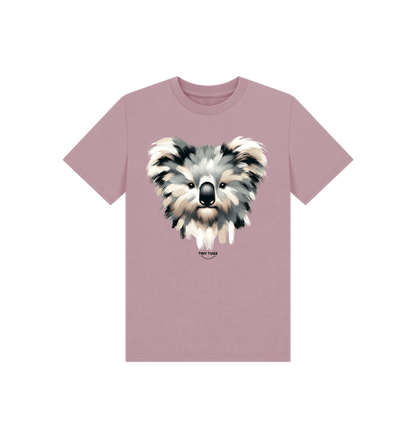 Mauve Printed Kids T-Shirt