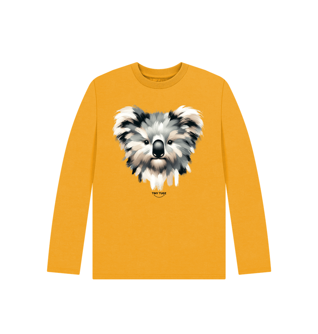 Mustard Printed Kids T-Shirt