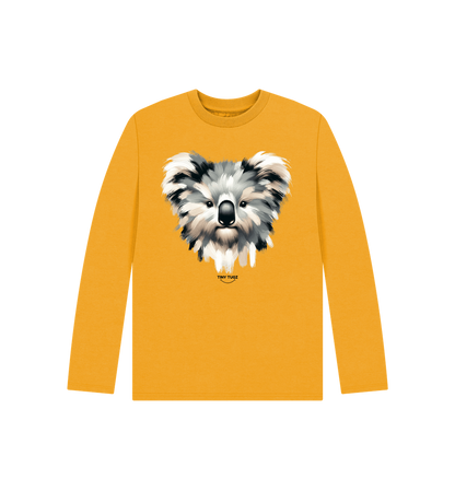 Mustard Printed Kids T-Shirt