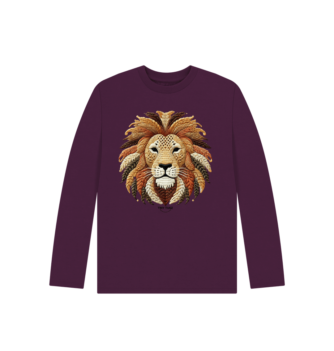 Purple Printed Kids T-Shirt