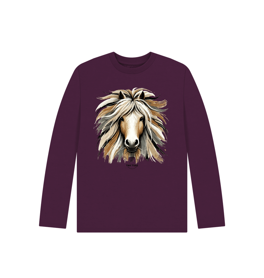 Purple Printed Kids T-Shirt