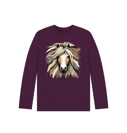 Purple Printed Kids T-Shirt