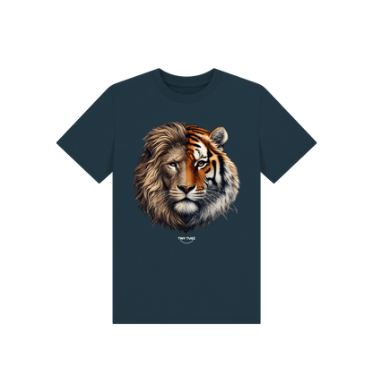 Denim Blue Printed Kids T-Shirt