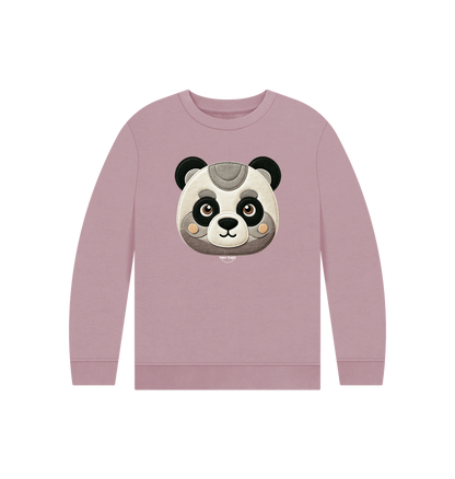 Mauve Printed Kids Jumper