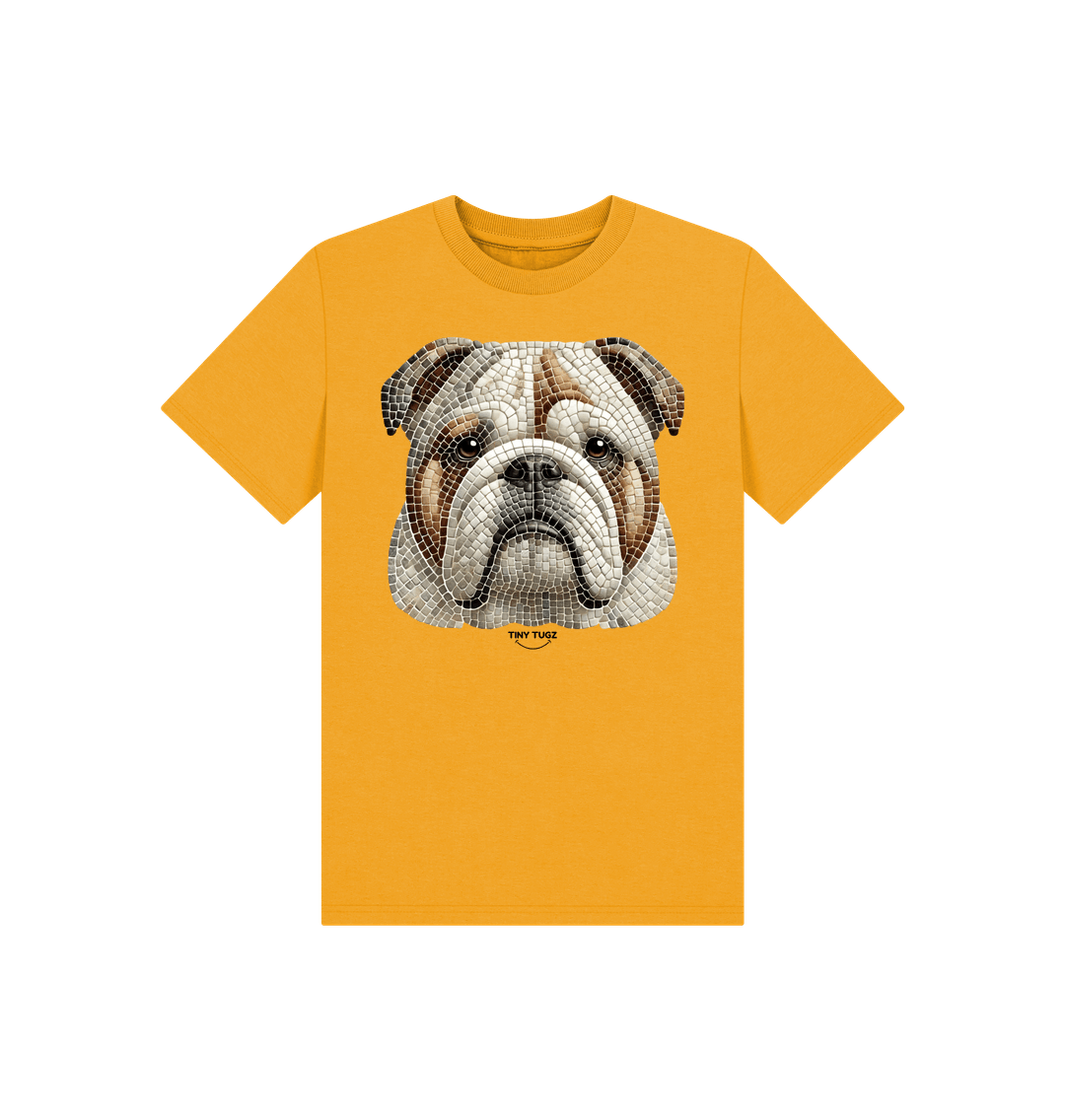 Mustard Printed Kids T-Shirt