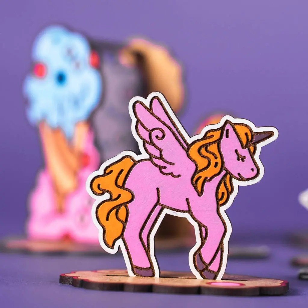 Candy Land - Colour-Your-Own Wooden Unicorn Play Set - Tiny Tugz™