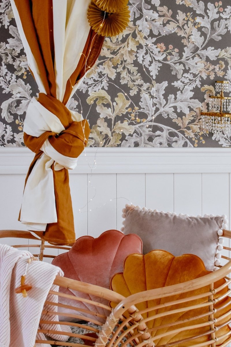 Caramel Circus Cotton & Linen Bed Canopy for Babies & Kids (0–6y) - Tiny Tugz™