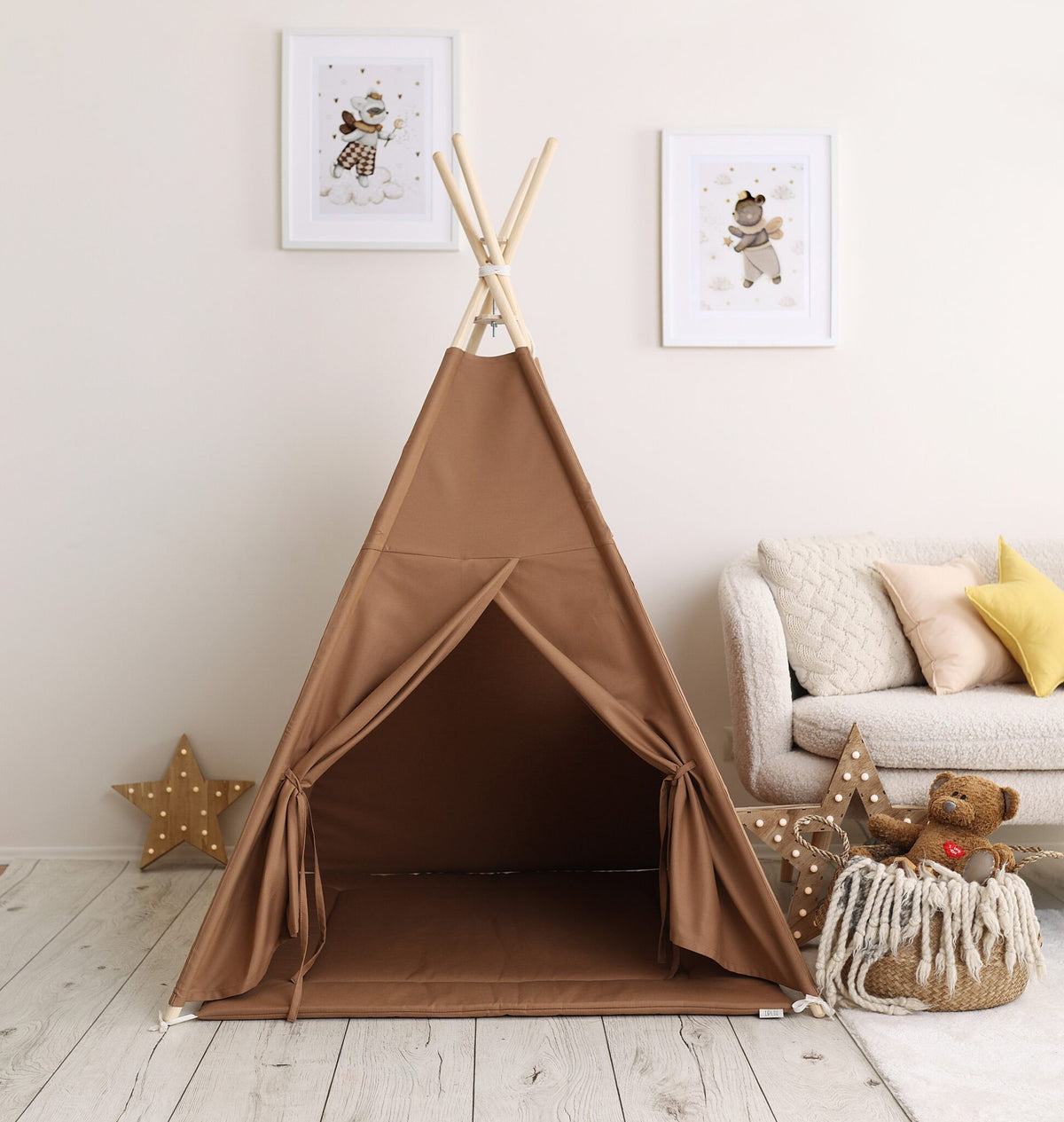 Carmel Teepee Tent – OEKO-TEX® certified cotton teepee tent, handmade in Poland
