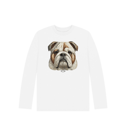 White Printed Kids T-Shirt