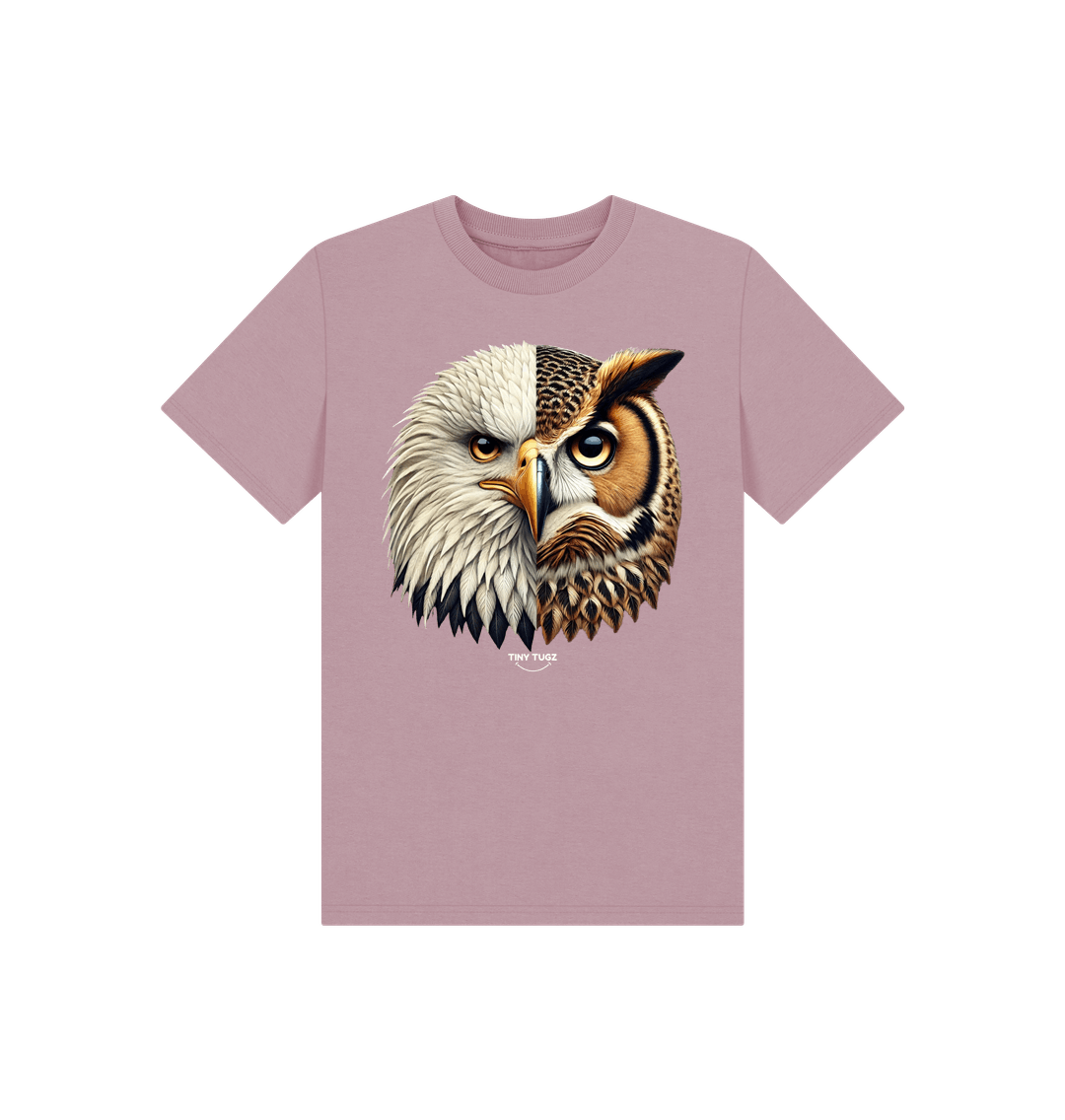 Mauve Printed Kids T-Shirt