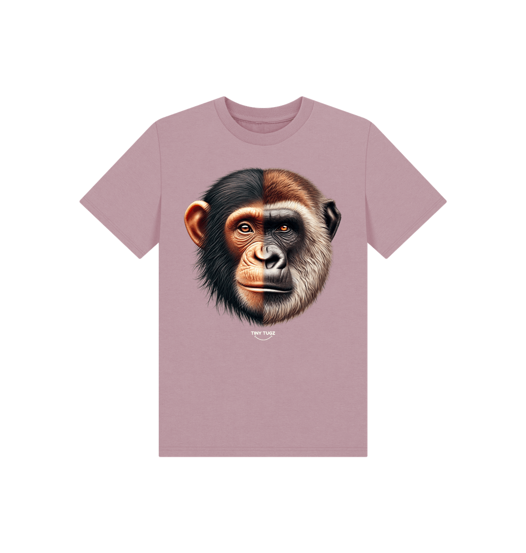 Mauve Printed Kids T-Shirt