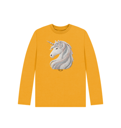 Mustard Printed Kids T-Shirt