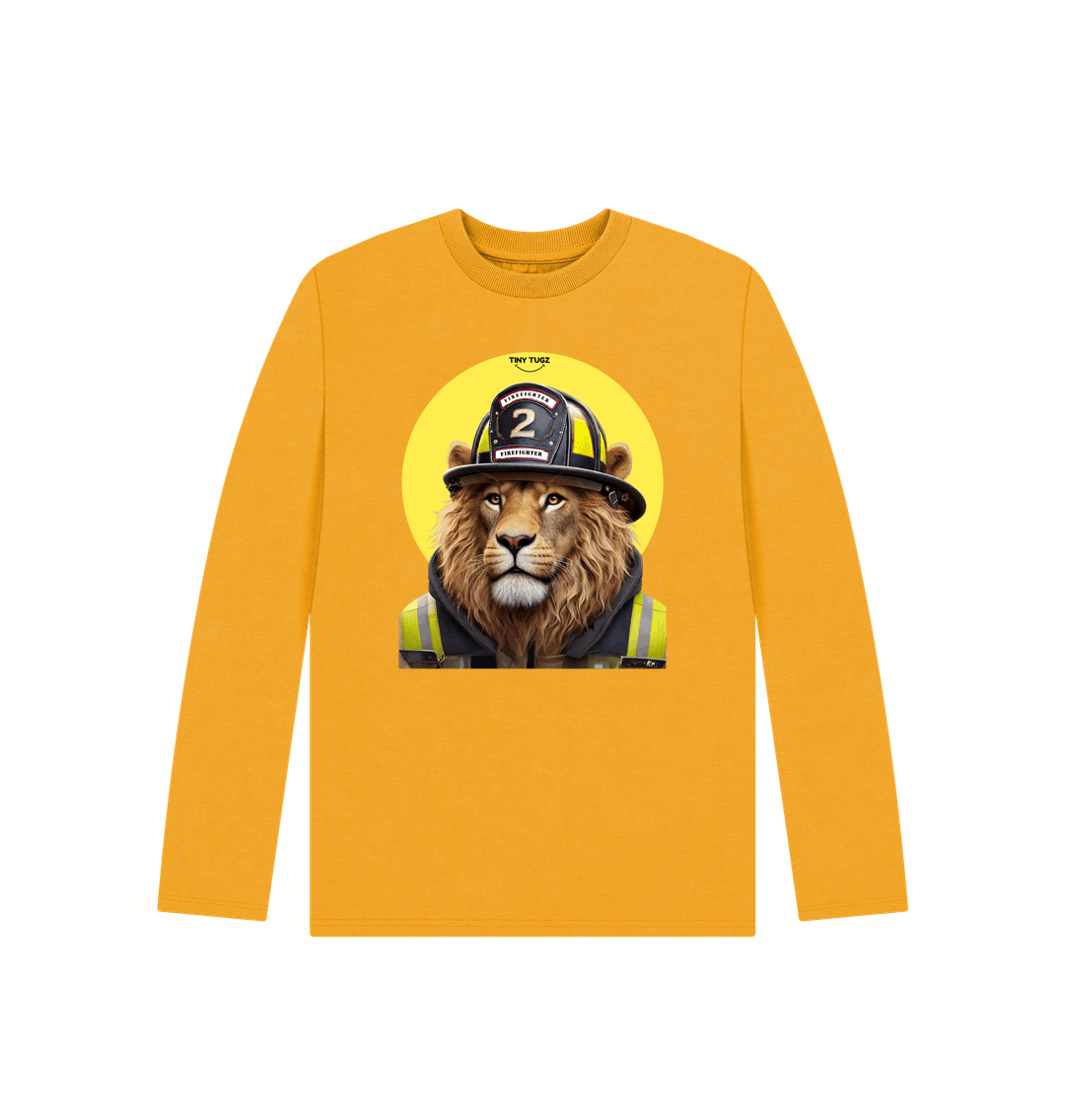 Mustard Printed Kids T-Shirt