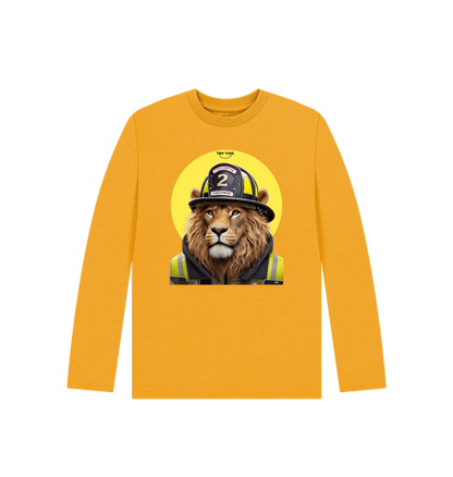 Mustard Printed Kids T-Shirt